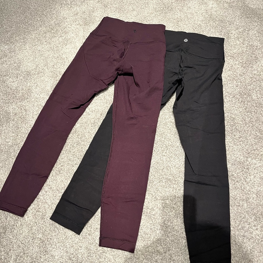 Lululemon Bundle of Two Pairs of Older Leggings